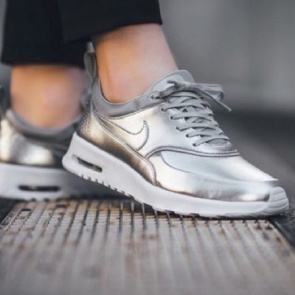 Nike Shoes Silver Premium Air Max Thea Poshmark Nike Shoes Silver Premium Air Max Thea Poshmark